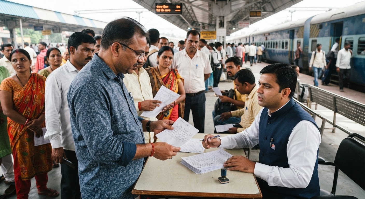 नौगछिया स्टेशन पर रेल जन संवाद में यात्रियों ने दिए बेहतरीन सुधार के सुझाव