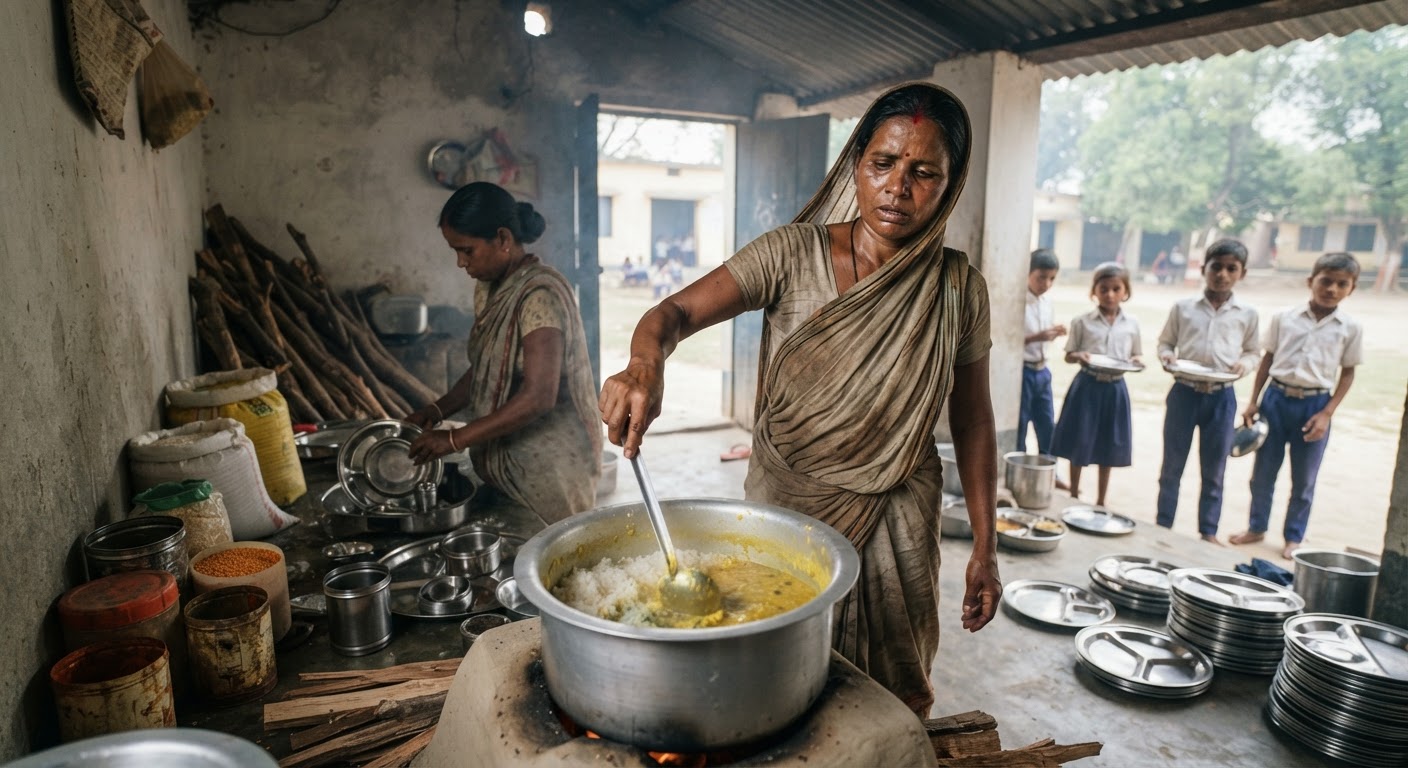 बड़ी चेतावनी: पांच महीने से पैसा नहीं मिलने पर अररिया में शिक्षक रोकेंगे मिड-डे मील योजना