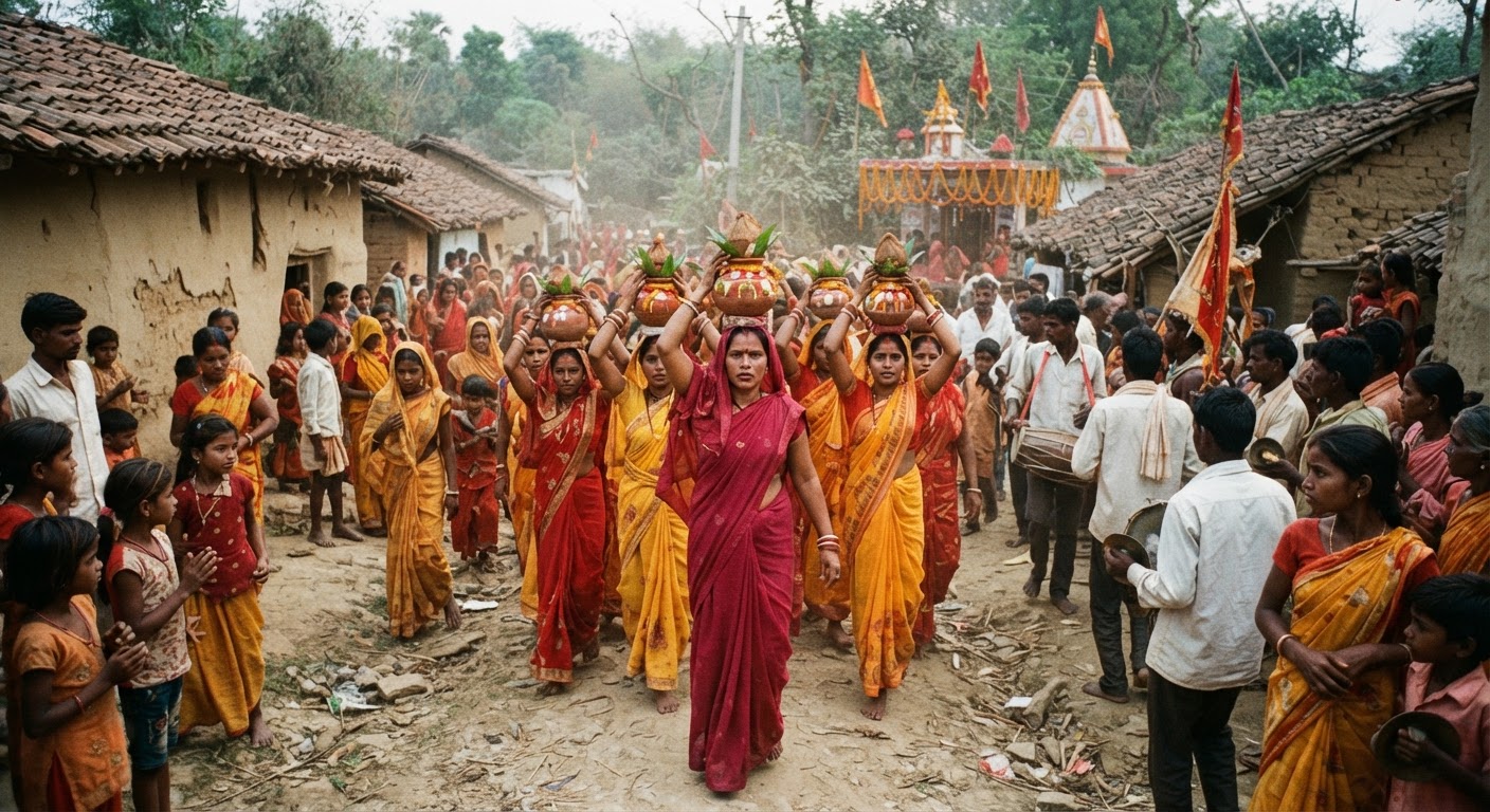 भव्य कलश यात्रा से गूंजा क्षेत्र, जानिए लक्ष्मी प्राण प्रतिष्ठा का पूरा कार्यक्रम