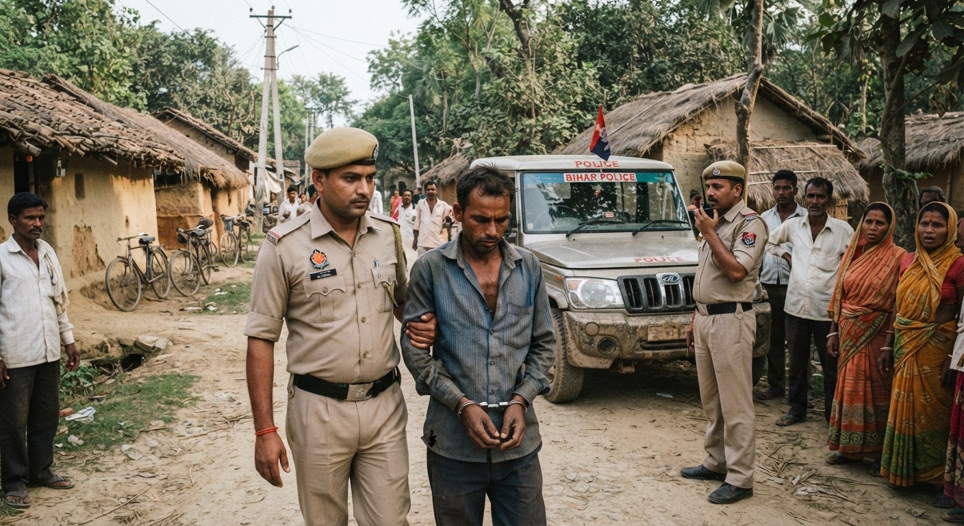 बांका के महुआ टांड गांव में शराब पीने के मामले में एक व्यक्ति गिरफ्तार