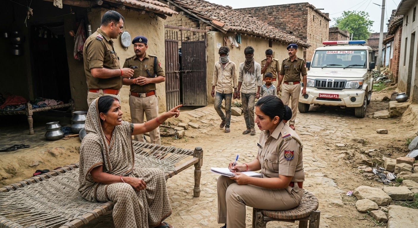 मात्र पांच घंटे में पुलिस ने सुलझाई चोरी की वारदात, तीन गिरफ्तार