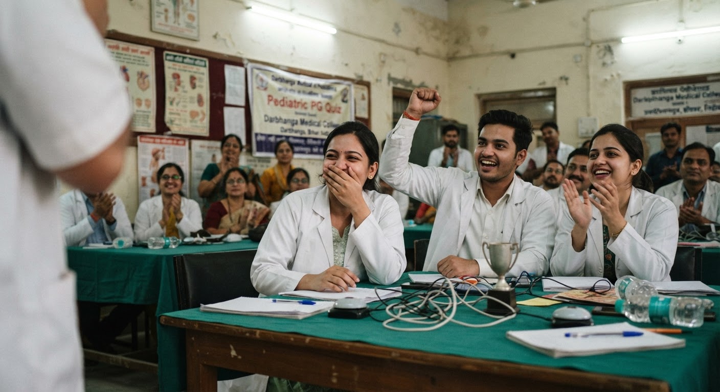 भागलपुर के जांबाज डॉक्टरों ने जीता पीडियाट्रिक पीजी क्विज, अब कोलकाता में दिखाएंगे दम!