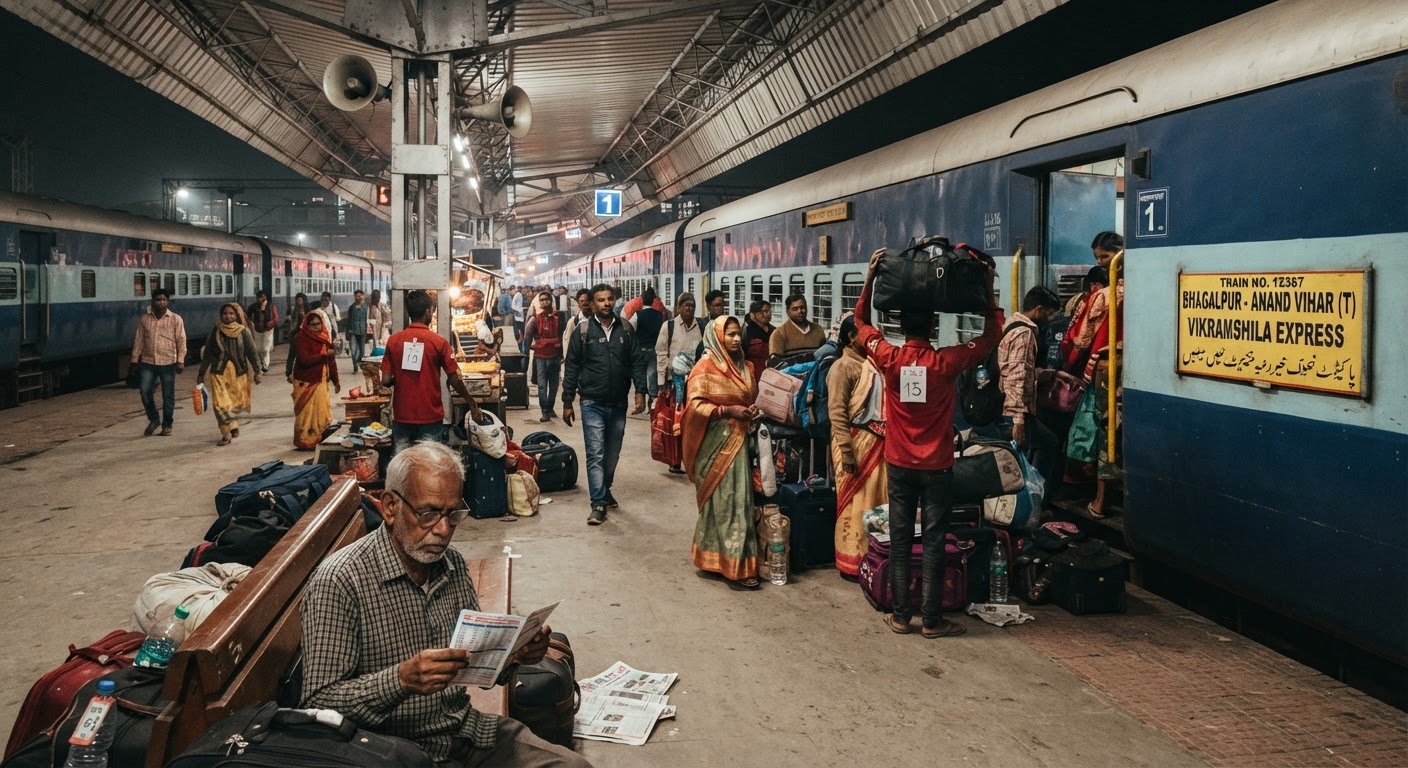 बड़ी खबर: विक्रमशिला और फरक्का एक्सप्रेस का बदला समय