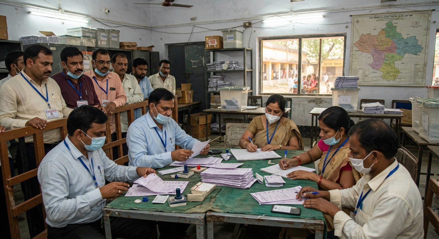 कोसी स्नातक निर्वाचन क्षेत्र एमएलसी चुनाव के लिए मतगणना शुरू